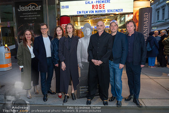 Kinopremiere ´ROSE´ - Gartenbaukino Wien - Di 14.04.2026 - Teamfoto, Cast, Schauspieler, Besetzung, Schleinzer, Braun, Gies21
