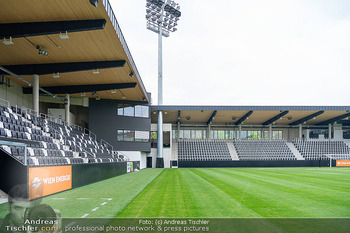 Team Milka Präsentation - Sport-Club Platz, Wien - Do 16.04.2026 - neues Sport-Club Stadtion, Fußballstadion, Tribünen, Sitze, le3