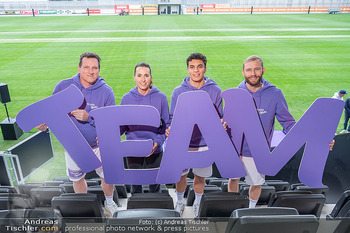 Team Milka Präsentation - Sport-Club Platz, Wien - Do 16.04.2026 - Viktoria SCHNADERBECK, Konrad LAIMER, Andi HERZOG, Jakob POKORNY24