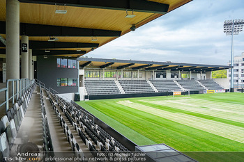 Team Milka Präsentation - Sport-Club Platz, Wien - Do 16.04.2026 - neues Sport-Club Stadtion, Fußballstadion, Tribünen, Sitze, le41