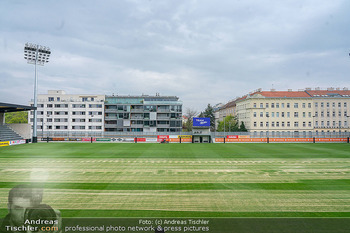 Team Milka Präsentation - Sport-Club Platz, Wien - Do 16.04.2026 - neues Sport-Club Stadtion, Fußballstadion, Tribünen, Sitze, le42