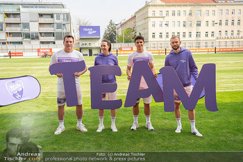 Team Milka Präsentation - Sport-Club Platz, Wien - Do 16.04.2026 - Viktoria SCHNADERBECK, Konrad LAIMER, Andi HERZOG, Jakob POKORNY119