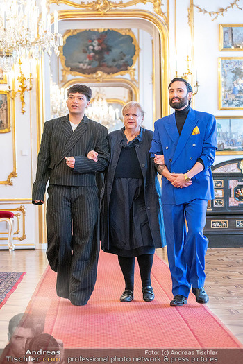 ESC Empfang des Bundespräsidenten - Präsidentschaftskanzlei, Wien - Di 21.04.2026 - Conchita WURST (Thomas NEUWIRTH), JJ (Johannes PIETSCH), Mariann35