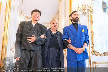 ESC Empfang des Bundespräsidenten - Präsidentschaftskanzlei, Wien - Di 21.04.2026 - Conchita WURST (Thomas NEUWIRTH), JJ (Johannes PIETSCH), Mariann42