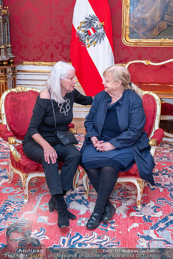 ESC Empfang des Bundespräsidenten - Präsidentschaftskanzlei, Wien - Di 21.04.2026 - Beatrix NEUNDLINGER, Marianne MENDT57