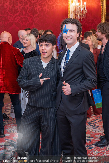 ESC Empfang des Bundespräsidenten - Präsidentschaftskanzlei, Wien - Di 21.04.2026 - JJ (Johannes PIETSCH), COSMO (Benjamin GEDEON)58