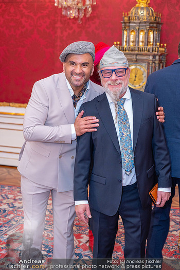 ESC Empfang des Bundespräsidenten - Präsidentschaftskanzlei, Wien - Di 21.04.2026 - Thomas FORSTNER, Eric PAPILAYA63