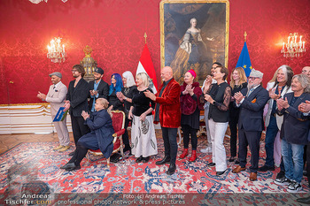 ESC Empfang des Bundespräsidenten - Präsidentschaftskanzlei, Wien - Di 21.04.2026 - Gruppenfoto ESC Teilnehmer69