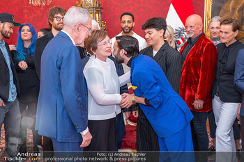 ESC Empfang des Bundespräsidenten - Präsidentschaftskanzlei, Wien - Di 21.04.2026 - Alexander VAN DER BELLEN, Doris SCHMIDAUER, Conchita WURST82