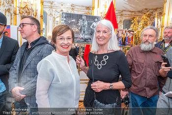 ESC Empfang des Bundespräsidenten - Präsidentschaftskanzlei, Wien - Di 21.04.2026 - Doris SCHMIDAUER, Beatrix NEUNDLINGER126
