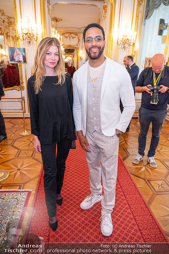 ESC Empfang des Bundespräsidenten - Präsidentschaftskanzlei, Wien - Di 21.04.2026 - Zoe STRAUB, Cesar SAMPSON133