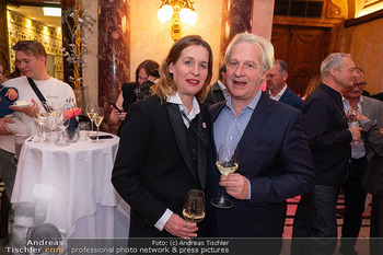 25 Jahre Restaurant Vestibül - Vestibül im Burgtheater, Wien - Di 21.04.2026 - Stefan BACHMANN mit Ehefrau Melanie KRETSCHMANN127