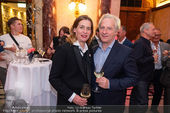 25 Jahre Restaurant Vestibül - Vestibül im Burgtheater, Wien - Di 21.04.2026 - Stefan BACHMANN mit Ehefrau Melanie KRETSCHMANN128
