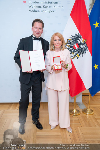 Goldenes Verdienstzeichen für Gerda Rogers - Haus des Sports, Wien - Mi 29.04.2026 - Gerda ROGERS, Clemens TRISCHLER5