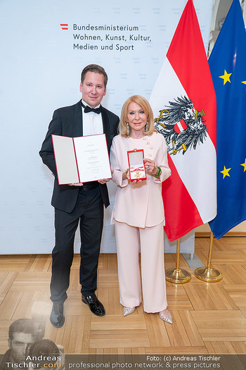 Goldenes Verdienstzeichen für Gerda Rogers - Haus des Sports, Wien - Mi 29.04.2026 - Gerda ROGERS, Clemens TRISCHLER6
