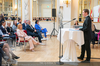 Goldenes Verdienstzeichen für Gerda Rogers - Haus des Sports, Wien - Mi 29.04.2026 - Clemens TRISCHLER hält Rede, Laudatio für Gerda ROGERS74