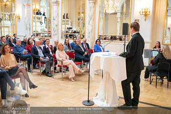 Goldenes Verdienstzeichen für Gerda Rogers - Haus des Sports, Wien - Mi 29.04.2026 - Clemens TRISCHLER hält Rede, Laudatio für Gerda ROGERS75