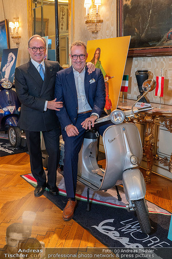 80 Jahre Vespa - Italienische Botschaft, Wien - Di 05.05.2026 - Giovanni PUGLIESE, Josef FABER7