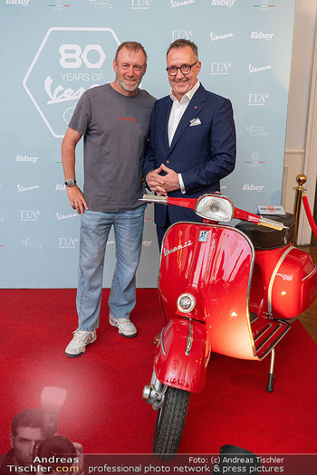 80 Jahre Vespa - Italienische Botschaft, Wien - Di 05.05.2026 - Stefan KOUBEK, Josef FABER11