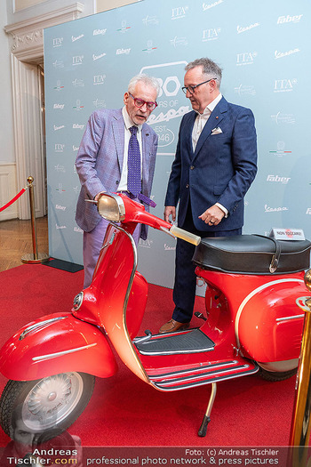 80 Jahre Vespa - Italienische Botschaft, Wien - Di 05.05.2026 - Christian MUCHA, Josef FABER45