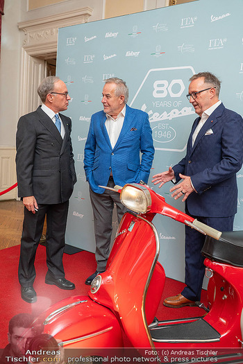 80 Jahre Vespa - Italienische Botschaft, Wien - Di 05.05.2026 - Giovanni PUGLIESE, Josef FABER, Sigi WOLF93