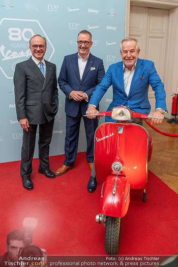 80 Jahre Vespa - Italienische Botschaft, Wien - Di 05.05.2026 - Giovanni PUGLIESE, Josef FABER, Sigi WOLF94