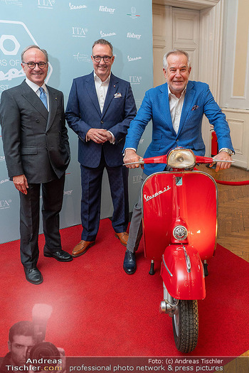 80 Jahre Vespa - Italienische Botschaft, Wien - Di 05.05.2026 - Giovanni PUGLIESE, Josef FABER, Sigi WOLF95