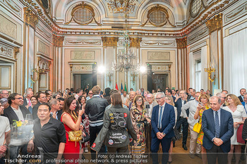 80 Jahre Vespa - Italienische Botschaft, Wien - Di 05.05.2026 - Übersichtsfoto, Gäste, Saal, Publikum166