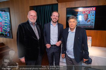 Wolfgang Fellner Buchpräsentation - Juwel im NEWS Tower, Wien - Di 19.05.2026 - Manfred AINEDTER, Niki FELLNER, Peter SCHRÃCKSNADEL4