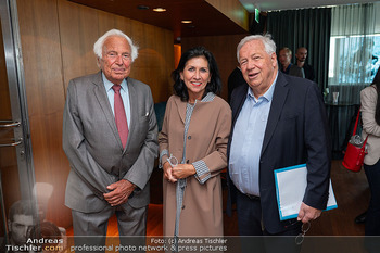 Wolfgang Fellner Buchpräsentation - Juwel im NEWS Tower, Wien - Di 19.05.2026 - Ioan HOLENDER, Wolfgang FELLNER, Danielle SPERA23