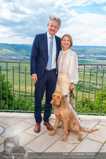 Weinverkostung - Stiftsrestaurant Göttweig, NÖ - Do 21.05.2026 - Gerald GERSTBAUER, Kristina SPRENGER mit Hund Vroni26