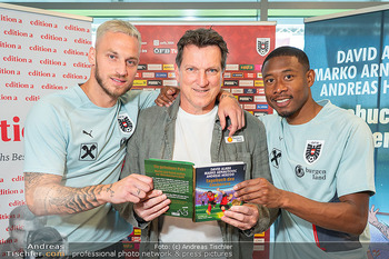 Buchpräsentation ´Tagebuch des Zauberers´ - ÖFB Trainingszentrum Seestadt, Wien - Fr 29.05.2026 - Marko ARNAUTOVIC, David ALABA, Andreas Andi HERZOG1