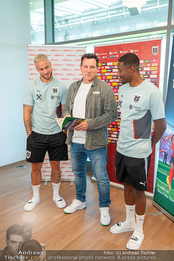 Buchpräsentation ´Tagebuch des Zauberers´ - ÖFB Trainingszentrum Seestadt, Wien - Fr 29.05.2026 - Marko ARNAUTOVIC, David ALABA, Andreas Andi HERZOG14
