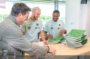 Buchpräsentation ´Tagebuch des Zauberers´ - ÖFB Trainingszentrum Seestadt, Wien - Fr 29.05.2026 - Marko ARNAUTOVIC, David ALABA, Andreas Andi HERZOG24