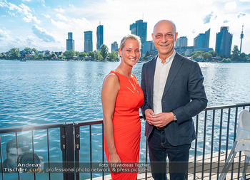 Christina Lugner Geburtstag - Strandcafe Alte Donau, Wien - Mo 08.06.2026 - Anton Toni FABER, Natalie NEMEC45