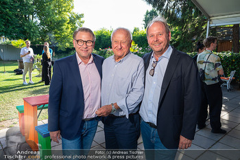 Abend der Nominierten zum Österr. Filmpreis - Purzl´s Paradiesgartl, Wien - Mo 08.06.2026 - Familie Rudolf Purzl KLINGOHR mit Söhnen Nils und Niki9