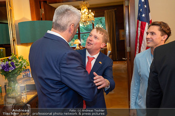 Independence Day Party - Residenz der US-Botschaft, Wien - Do 02.07.2026 - Karl NEHAMMER, US-Botschafter Arthur Graham FISHER42