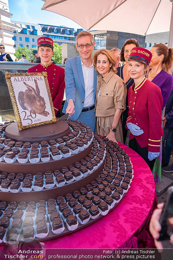 250 Jahre Albertina - Torte - Albertina Plateau, Wien - Sa 04.07.2026 - Ralph GLEIS, Alexandra WINKLER1