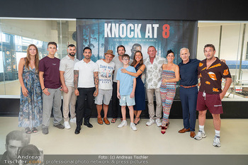 Pressekonferenz ´Knock at 8´ - Brotway, Wien - Di 04.08.2026 - Crew, Filmcast (FRAISL, WILLIAM, KELLER, ABERER, ZARTL)16