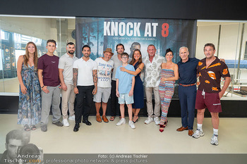 Pressekonferenz ´Knock at 8´ - Brotway, Wien - Di 04.08.2026 - Crew, Filmcast (FRAISL, WILLIAM, KELLER, ABERER, ZARTL)17