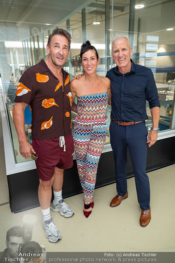 Pressekonferenz ´Knock at 8´ - Brotway, Wien - Di 04.08.2026 - Mark KELLER, Adriana ZARTL, Will ROBERTS42