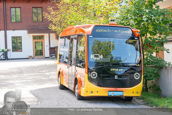 European Forum Alpbach EFA - diverse Fotos - Alpbach, Tirol - Do 03.09.2026 - Selbstfahrender Bus E-Bus Elektrobus in Alpbach4