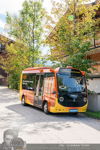 European Forum Alpbach EFA - diverse Fotos - Alpbach, Tirol - Do 03.09.2026 - Selbstfahrender Bus E-Bus Elektrobus in Alpbach6