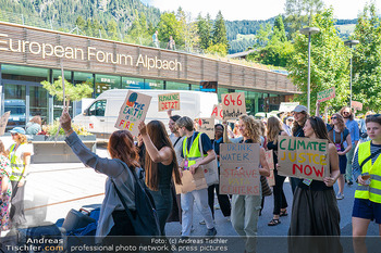 European Forum Alpbach EFA - diverse Fotos - Alpbach, Tirol - Do 03.09.2026 - Demonstration im Rahmen des European Forum Alpbach gegen die Kli17