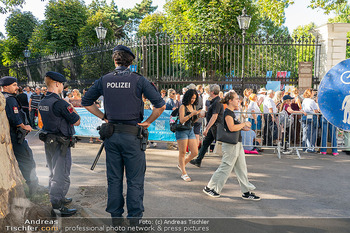 Opern Air Besucherandrang - Burggarten, Wien - So 06.09.2026 - Besucherandrang beim Opern Air Konzert, Polizei7