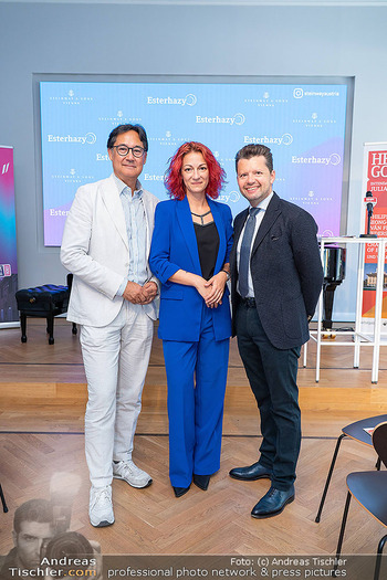 EstEerhazy Pressekonferenz - Steinway Haus, Wien - Mi 09.09.2026 - Rico GULDA, Maria RADUTU, Julian RACHLIN11