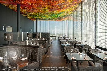 Re-Opening - The Loft, Wien - Di 15.09.2026 - restaurant mit Ausblick von innen, Blick über Wien, Dinner, Res2