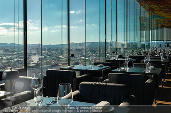 Re-Opening - The Loft, Wien - Di 15.09.2026 - restaurant mit Ausblick von innen, Blick über Wien, Dinner, Res5