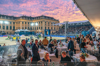 Longines global champions tour Opening - Schloss Schönbrunn, Wien - So 27.09.2026 - Schöner Sonnenuntergang, Abendstimmung, VIP-Bereich124