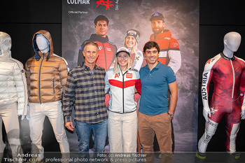 Colmar X Ski Austria Pressebrunch - FormDepot, Wien - Mi 14.10.2026 - Eric WOLF, Conny HÜTTER, Stefano COLOMBO2